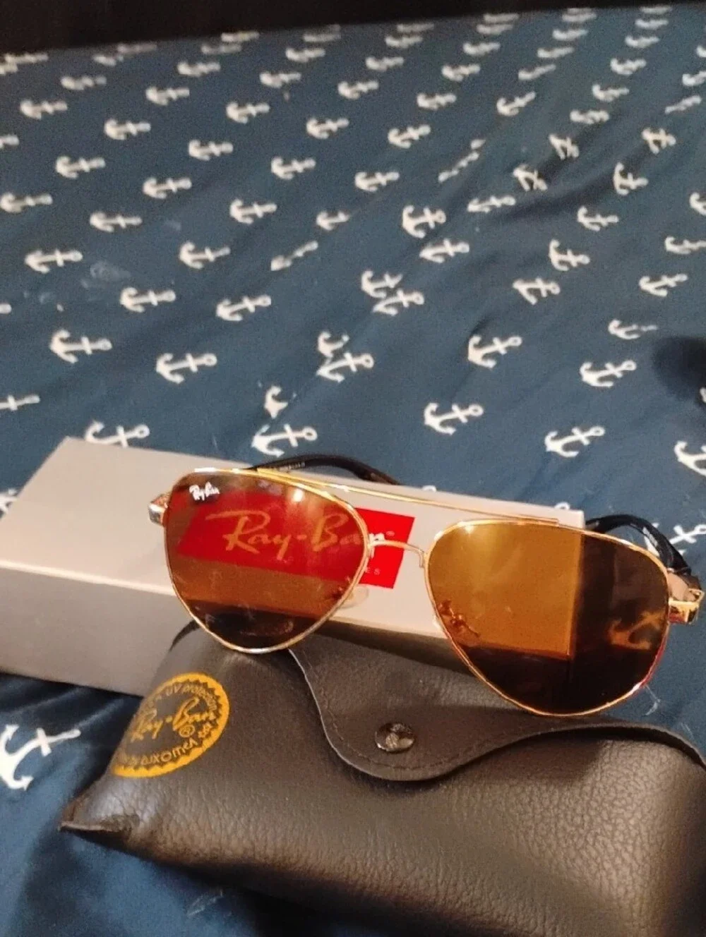 O.B.O.,American Made !!Tortoiseshell Sunglasses with Gold Accents